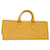 Bolsa de mão triangular LOUIS VUITTON Epi Sac amarela M52099 Autenticação de LV ep4217 Amarelo Couro  ref.1396818