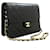 CHANEL Chain Shoulder Bag Clutch Black Quilted Flap Lambskin Purse Leather  ref.1396878