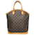 Louis Vuitton Lockit Vertical Brown Cloth  ref.1397526
