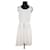 Claudie Pierlot vestido blanco Viscosa  ref.1397632