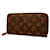 Louis Vuitton Zippy wallet Brown Cloth  ref.1397677
