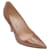 Autre Marque Manolo Blahnik Bronze Pointed Toe Patent Leather Pumps Brown  ref.1397684