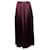 Autre Marque Ulla Johnson - Jupe mi-longue plissée Rami en acajou Polyester Violet  ref.1397697