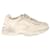 Gucci Distressed Rhyton Sneakers in White Leather Cream  ref.1398073