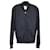 Sandro Bomber Jacket In Navy Blue Cotton  ref.1398117