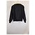 Sandro Heron Shearling Collar Jacket in Navy Blue Polyester - view 6