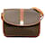 Céline Celine Macadam Brown PVC-Leder Schultertasche in gutem Zustand Braun Kunststoff  ref.1398146