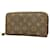 Louis Vuitton Zippy Wallet Toile Marron  ref.1398498