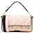 Fendi Pink Zucca Embroidered Baguette Satchel Cloth Cloth  ref.1398579