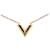 Louis Vuitton Gold Essential V Halskette Golden Metall Vergoldet  ref.1398619