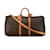 Louis Vuitton Brown Monograma Keepall Bandouliere 55 Marrom Couro Lona  ref.1398626