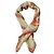 Foulard quadrato in seta Nina Ricci multicolore marrone beige - vista 3