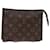 Louis Vuitton Monogram Poche Toilette 19 Bolsa M47544 LV Auth am6269 Monograma Lona  ref.1398814