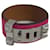 Médor Hermès HERMES  Bracelets T.  leather Pink  ref.1399697