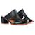 Hermès HERMES  Sandals T.eu 37 leather Black  ref.1399707