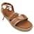 Autre Marque Peserico Tan Canvas and Suede Espadrille Sandals Camelo Suécia  ref.1399743