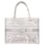 Christian Dior Toile Doo JUY Embroidery Book Tote Medium Canvas Tote Bag Gray Grey Cloth  ref.1399757
