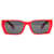 Solaires BURBERRY Red Plastic  ref.1399818