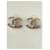 Boucles d'oreilles Chanel Dourado Metal  ref.1399875