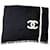 Echarpe Chanel Black Silk  ref.1399899