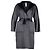 Abrigo reversible Max Mara Lilia en cachemir gris y negro