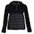 Moncler Padded-Panelled Hooded Jacket in Black Cotton Polyester  ref.1400017