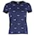 Kenzo Women's Eyes Round Neck T-shirt in Blue Cotton  ref.1400042