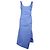 Vestido midi sin mangas fruncido Sportmax en algodón azul