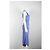 Vestido midi sin mangas fruncido Sportmax en algodón azul - vista 6