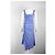 Vestido midi sin mangas fruncido Sportmax en algodón azul - vista 7