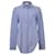 Blusa Camicia Cropped di Etro in Cotone Rigato Blu Blu chiaro  ref.1400075