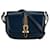 Gucci Sylvie Leder Schultertasche 615965 Marineblau in sehr gutem Zustand  ref.1400162