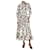 Autre Marque Robe chemise midi à imprimé floral multicolore - taille UK 6 Coton  ref.1400294