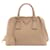 Prada neutra 2bolsa com alça superior em couro Saffiano way  ref.1400299