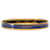 Bracelet Hermès Bleu Étroit Chaîne d'Ancre Émail 65 Plaqué or  ref.1400316