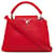 Louis Vuitton Red Taurillon Capucines BB Leather Pony-style calfskin  ref.1400325