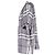 Camicia Burberry Bethnal Check in seta grigia Grigio - vista 2