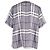 Camicia Burberry Bethnal Check in seta grigia Grigio - vista 3
