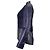 Giacca frontale testurizzata Escada in pelle blu navy - vista 3
