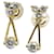 & Other Stories [LuxUness] 18K Diamond Drop Earrings  Metal Earrings in Excellent condition  ref.1400477