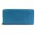Loewe Zip Around Wallet Blue Leather  ref.1400788