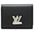 Louis Vuitton Twist Negro Cuero  ref.1400802