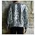 Blusa Dior in seta con paillettes e perle metalliche argento - vista 5