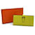 Béarn Hermès Bearn Yellow Leather  ref.1400895