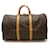 Louis Vuitton Keepall 50 Marrom Lona  ref.1400980
