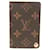 Louis Vuitton Porte carte crédit Pression Marrom Lona  ref.1401064