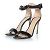 Giuseppe Zanotti, Python-Sandalen in Schwarz