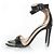 Giuseppe Zanotti, Python-Sandalen in Schwarz - Ansicht 2