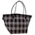 Autre Marque Burberrys Nova Check Blue Label Tote Bag Nylon Black Auth kk241  ref.1401184