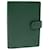 LOUIS VUITTON Epi Agenda PM Day Planner Cover Green R20054 LV Auth 75651 Leather  ref.1401207